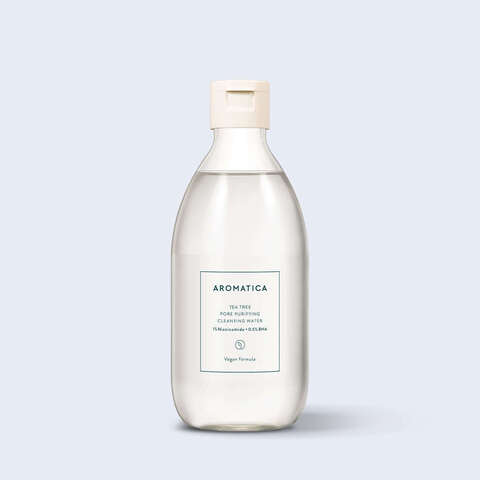 Мицеллярная очищающая вода Aromatica с ниацинамидом и BHA Tea tree Pore Purifying Cleansing Water 300мл