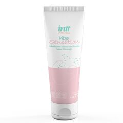 Лубрикант INTT Vibe Sensation, клубника, вибро-эффект, 50 г