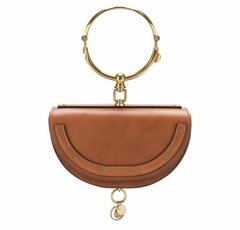 Сумка Chloé Nile Minaudiere коричневый