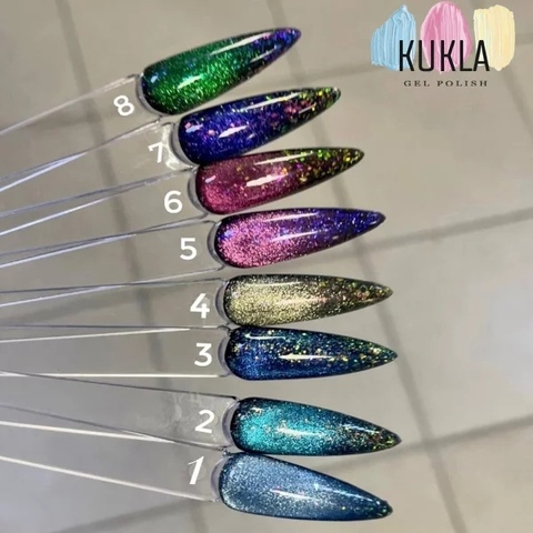 Kukla Гель-лак Bomb Disko Cat 02 9 мл