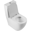 BelBagno BB2141CPR/BB902SC Унитаз-компакт безободковый BelBagno SFERA-R BB2141CPR/BB902SC