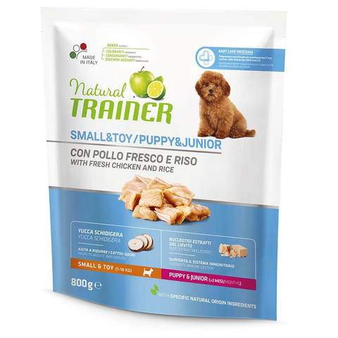 Natural Trainer Dog Small & Toy Puppy & Junior - Fresh Chicken