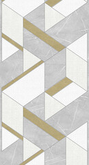 Панель ПВХ термопечать Вулканический узор беж 662 2700х250 мм