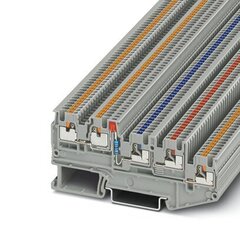 PTIO 1,5/S/4-LED 24 RD-Клеммный модуль для подключения датчиков и исполнительных элементов