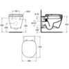 Чаша унитаза подвесного Ideal Standard Connect E8035MA