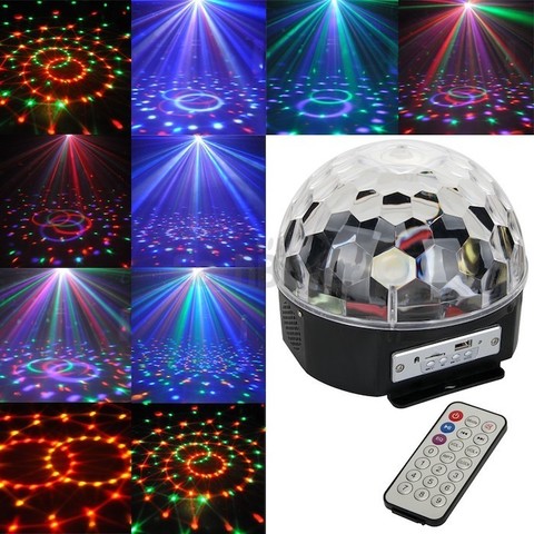 Светодиодный Диско-шар LED RGB Magic Ball Light c Bluetooth (с MP3-плеером и ПДУ)