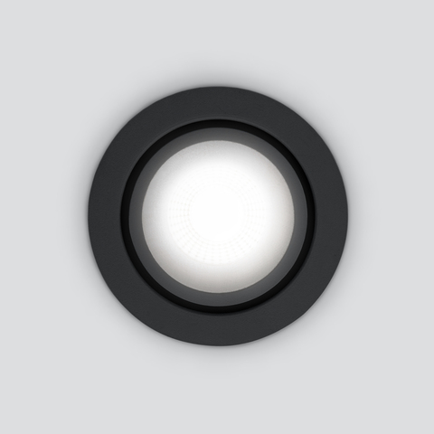 Встраиваемый светодиодный светильник 15267/LED 7W 4200K BK/BK черный/черный