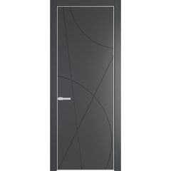 Межкомнатная дверь эмаль Profil Doors 4PE графит глухая