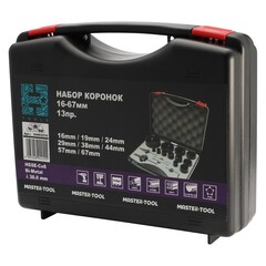 Набор коронок Bi-metall 16-67мм HSSE-Co8 13пр H-Tools 04403210