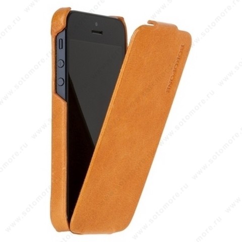 Чехол-флип Borofone для iPhone SE/ 5s/ 5C/ 5 - Borofone General flip Leather Case Orange