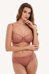 Бюстгальтер с мягкими чашками р-ры F, G LISCA EVELYN 20227_Корица