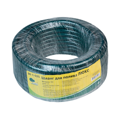 Шланг 1/2" 25 м, поливочный армированный 3-х слойный 1,85 мм, зеленый, ПВХ, "ЛЮКС", 66-1-025