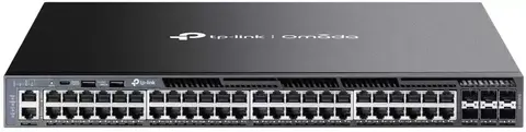 TP-Link SG6654X, Стекируемый управляемый коммутатор 3 го уровня Omada с 48 гигабитными портами и 6 портами SFP+