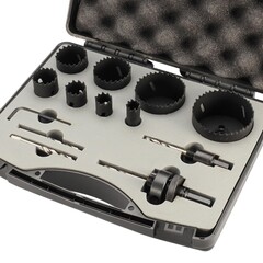 Набор коронок Bi-metall 16-67мм HSSE-Co8 13пр H-Tools 04403210