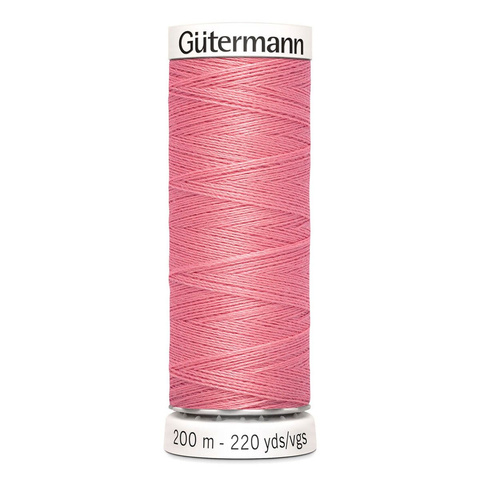 Нить Sew-All 200 м, Gutermann, 985 умеренно розовый