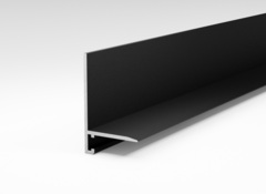 Антиплинтус Апл 02.2700.15. Черный 16х26х2700мм