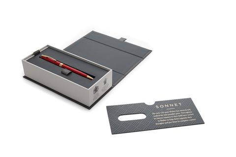 Parker Sonnet Core - LaqRed GT, шариковая ручка, M, BL
