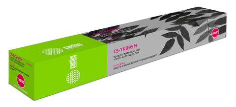 Картридж лазерный Cactus CS-TK895M TK-895M пурпурный (6000стр.) для Kyocera Mita FS C8020, C8020MFP, C8025, C8025MFP, C8520, C8520MFP, C8525, C8525MFP