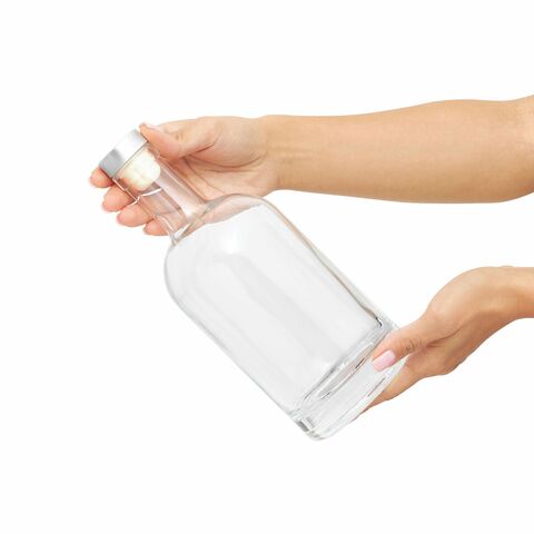 Стеклянная бутылка для питья PEARLY