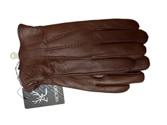 Перчатки. Мужские. Материал верха: Кожа оленя. Подклад: Трикотаж-шерсть. 10 шт в упаковке.