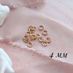 Колечки 0,8*4 мм соединительные позолоченные, 2 гр, СК011