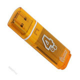 Флешка 4 GB USB 2.0 SmartBuy Glossy (Оранжевый)