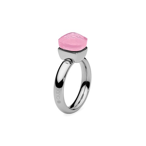 Кольцо Qudo Firenze light rose 18 мм 610268/17.8 R/S цвет розовый, серебряный