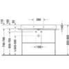 Раковина мебельная Duravit DuraSquare 2353100041