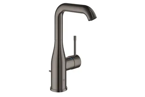 GROHE Essence 24174A01 Смеситель для раковины с донным клапаном, L-Size, темный графит глянец