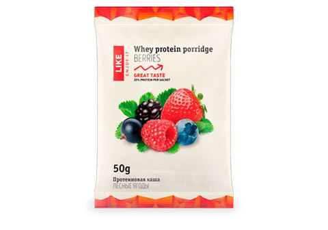 Протеиновая каша со вкусом лесных ягод, 50г