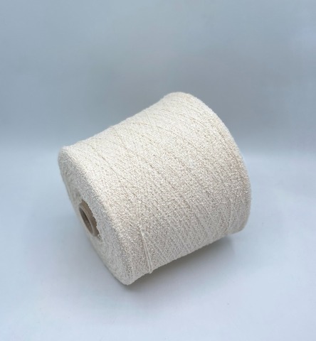 Loro Piana (пр.Италия) art-Bouclette 630м/100гр, 86%Хлопок, 7%Шелк, 7%Полиамид цвет-Светло-бежевый(760), арт.35742