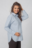 Рубашка для беременных 16452 голубой