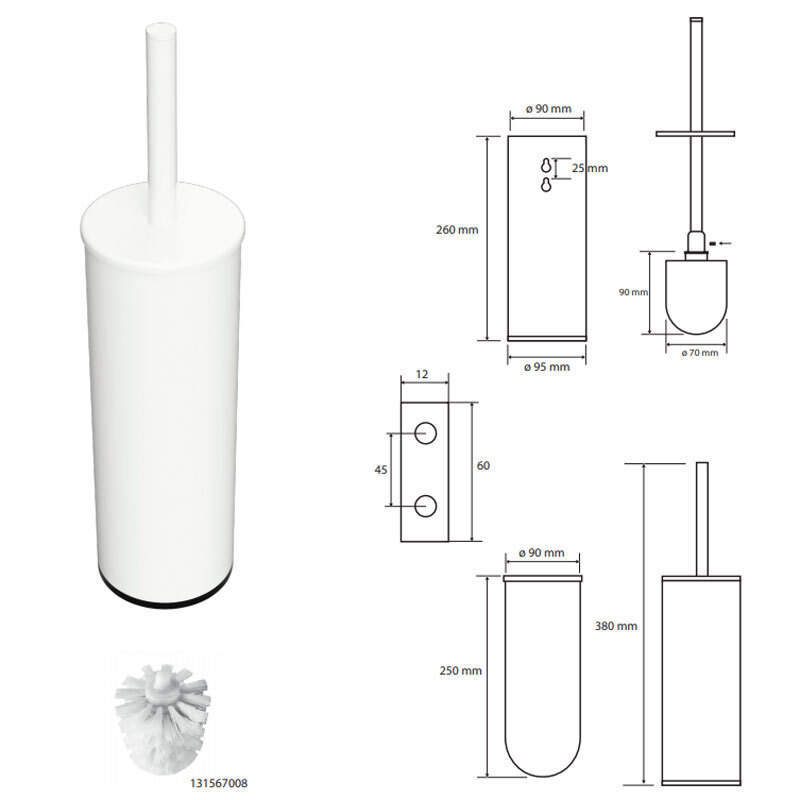 ёршик Bemeta WHITE