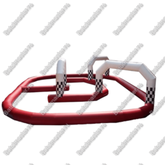 Надувная трасса "Гонка", 10*6*2,5 м