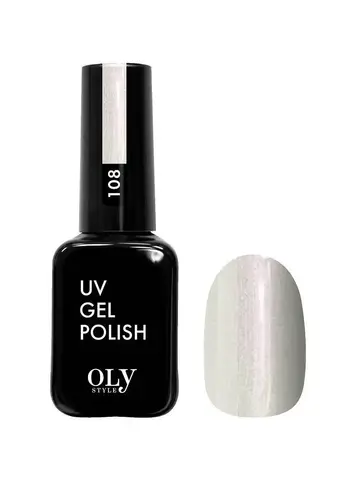 OLYSTYLE Гель-лак для ногтей тон 108 жемчужный перламутр