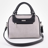 Сумка Саломея 269 мульти итальянский серо-черный