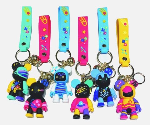 Брелок Большой Мишка Аниматроник в ассорти