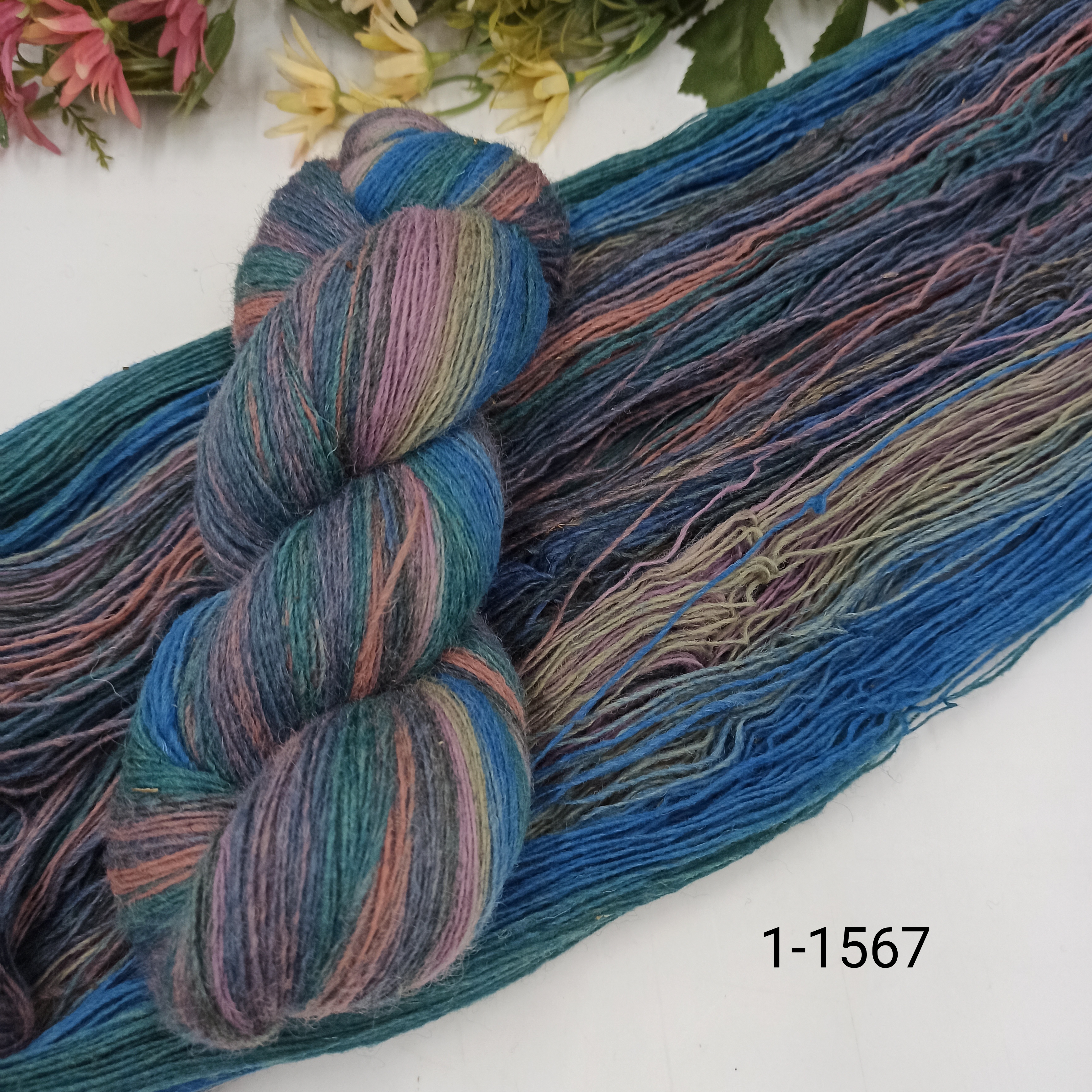 Дундага 6/1 шерсть секционного окрашивания 01-1567 420м/100гр