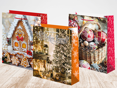 Пакет подарочный L вертикальный, 