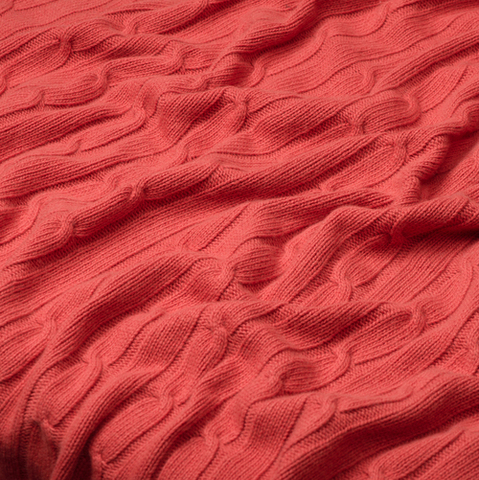 Плед CABLE Rene Real шиповник 110x170 см