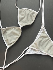 Купальник БЛЕСТКИ серебро пошив