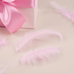 Перья Холодный сиреневый, 12*15 см, 30 шт.