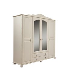 Шкаф для одежды, 207,5x204x60, Айно 4-створчатый