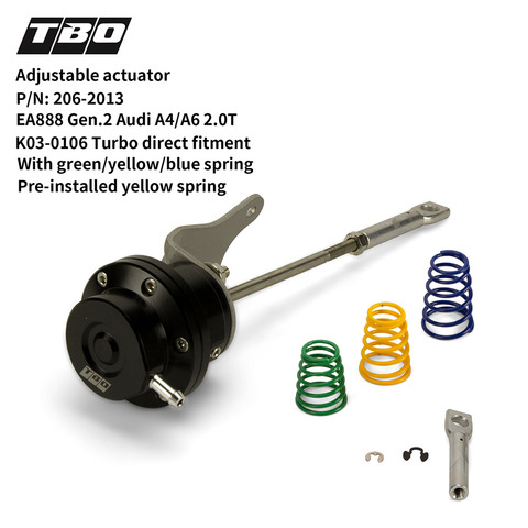 Тюнинг актуатор турбины AUDI A4 A6 2.0T EA888 GEN 2 K03-0106 TBO 206-2013