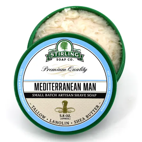 Мыло для бритья Stirling Mediterranean Man 170 мл