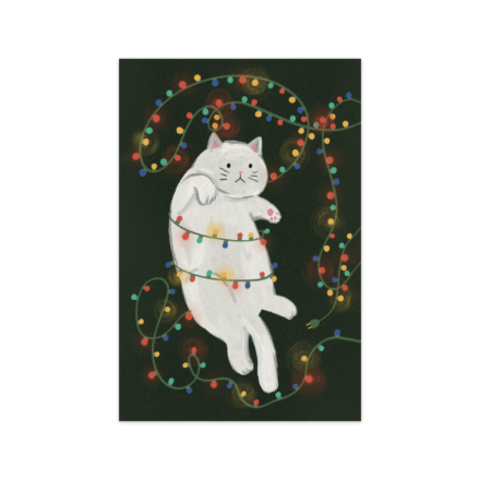 Открытка Котик