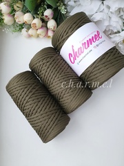 Khaki Lite polyester cord 3 mm