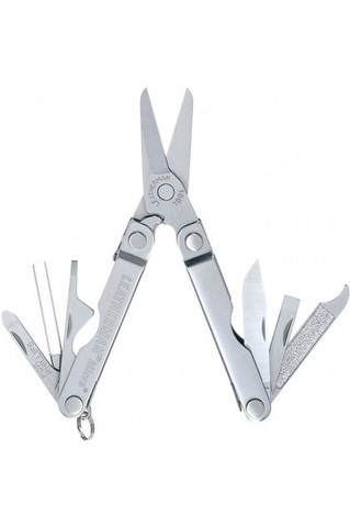 Мультитул Leatherman Micra, 10 функций, черный