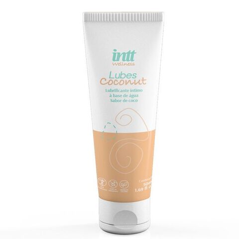 Лубрикант на водной основе Lubes Coconut с ароматом кокоса - 50 гр. - INTT IN0509