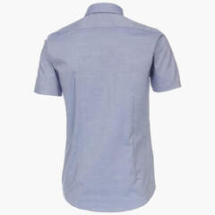 Сорочка мужская Venti Body Fit 603450800-102 из фактурной ткани в синей гамме, короткий рукав
